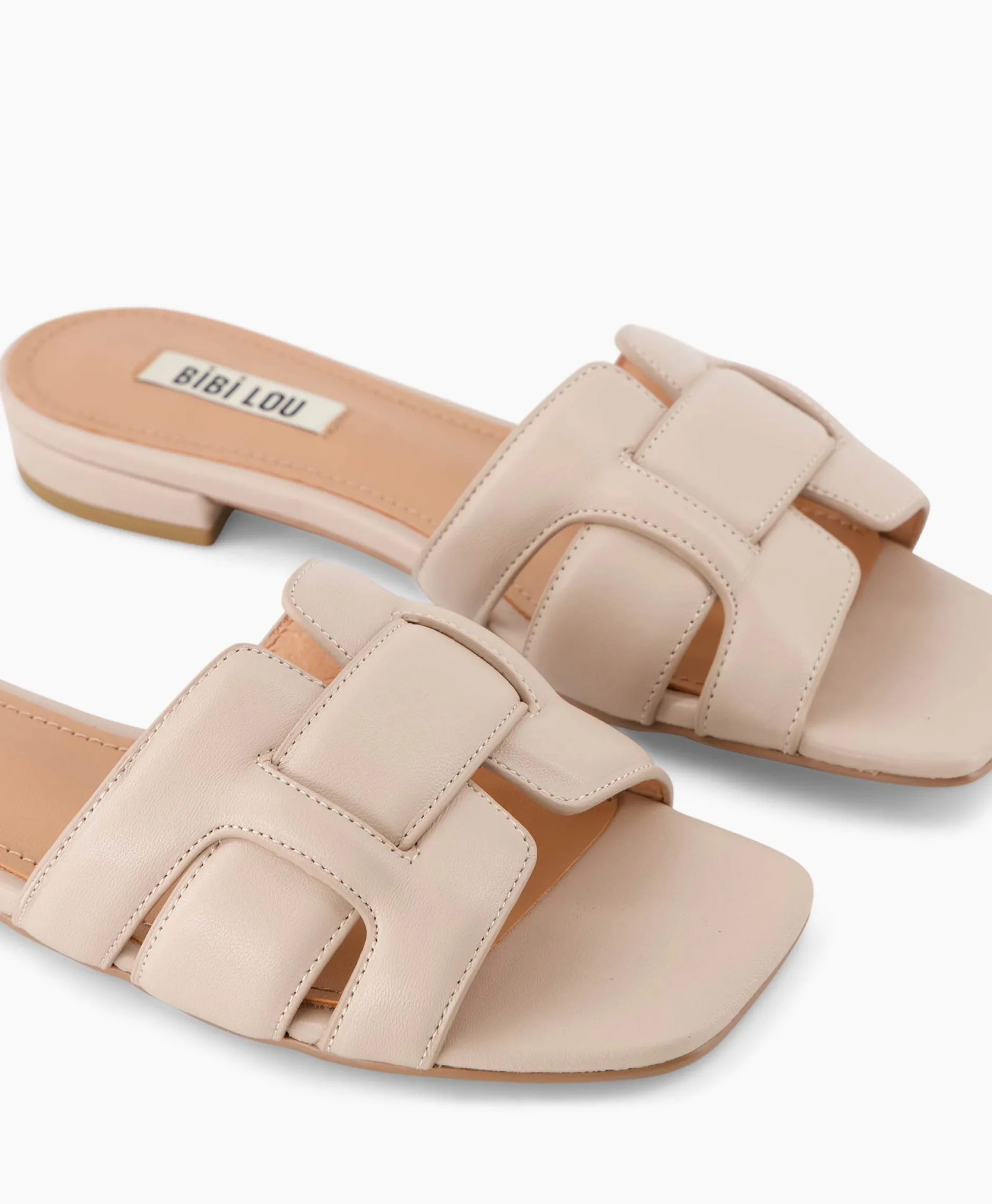 Dames Bibi Lou Sandalen*Sandaal Zonder Hak Leather Blauw