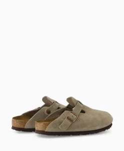 Heren Birkenstock Instappers*Instapper Boston Sfb Taupe