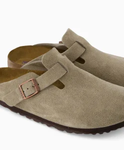 Heren Birkenstock Instappers*Instapper Boston Sfb Taupe