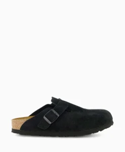 Dames Birkenstock Instappers*Instapper Boston Sfb Zwart