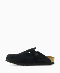 Dames Birkenstock Instappers*Instapper Boston Sfb Zwart