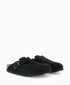 Dames Birkenstock Instappers*Instapper Boston Sfb Zwart