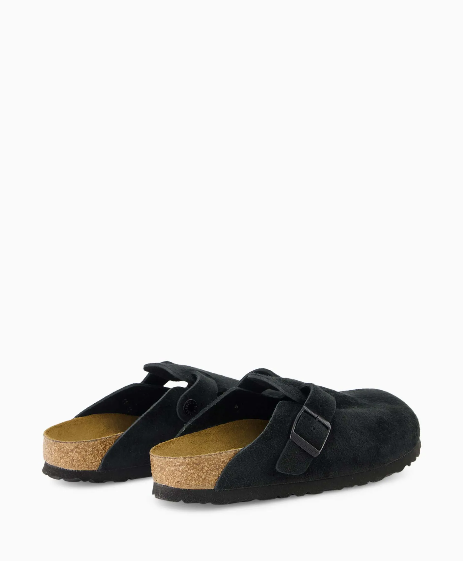 Dames Birkenstock Instappers*Instapper Boston Sfb Zwart