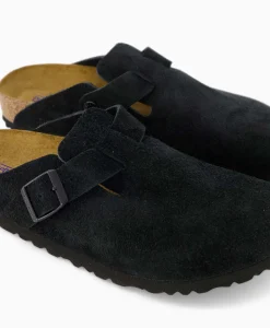 Dames Birkenstock Instappers*Instapper Boston Sfb Zwart