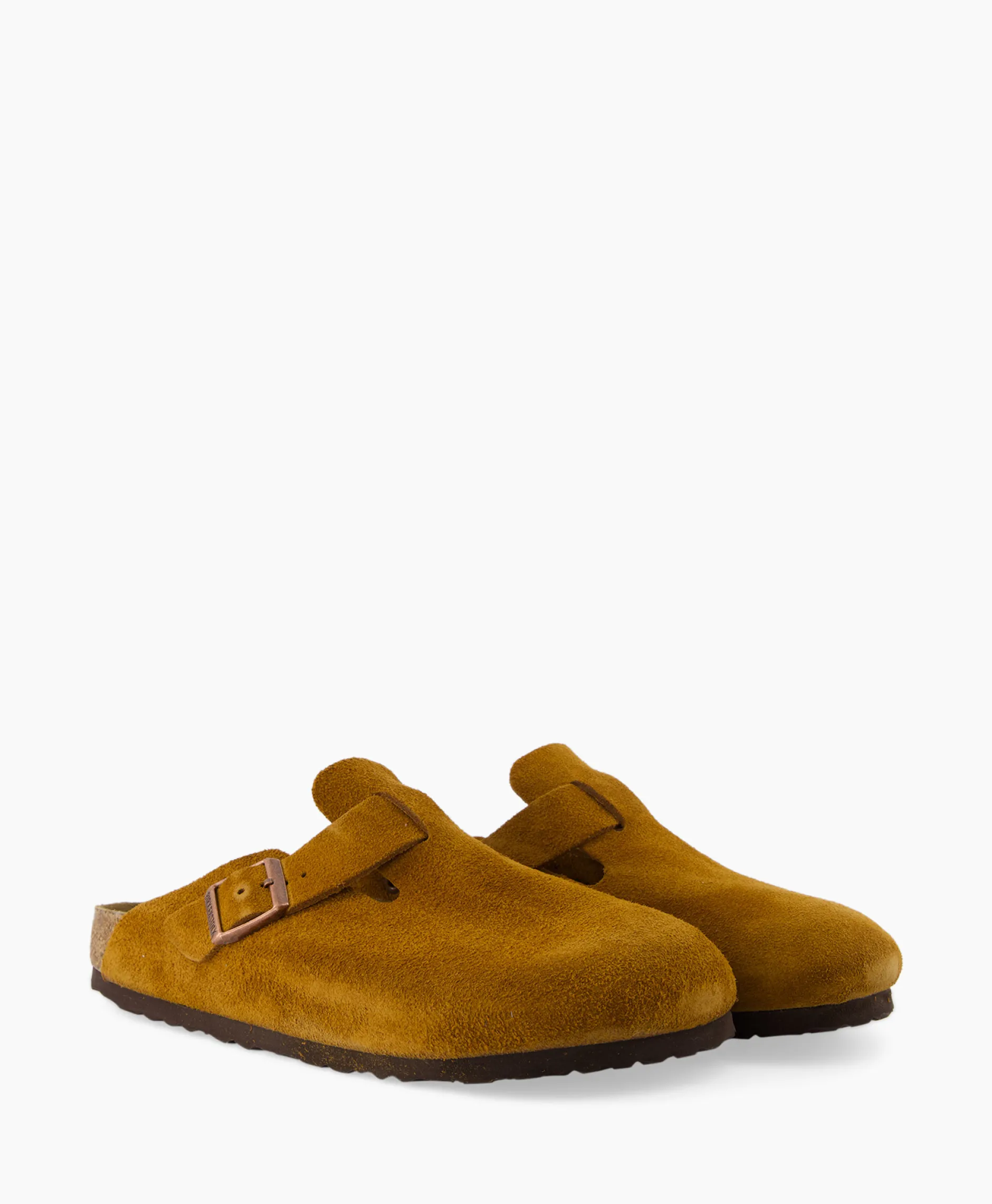 Heren Birkenstock Instappers*Instapper Boston Sfb Bruin