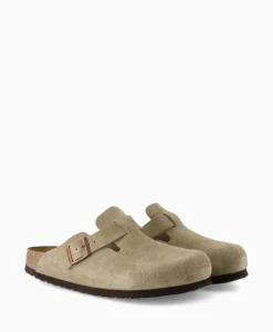 Heren Birkenstock Instappers*Instapper Boston Sfb Taupe