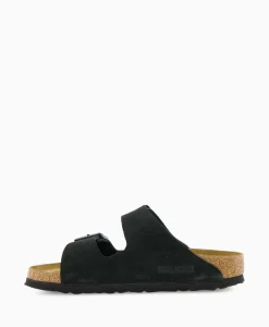 Dames Birkenstock Sandalen*Sandaal Zonder Hak Arizona Sfb Zwart