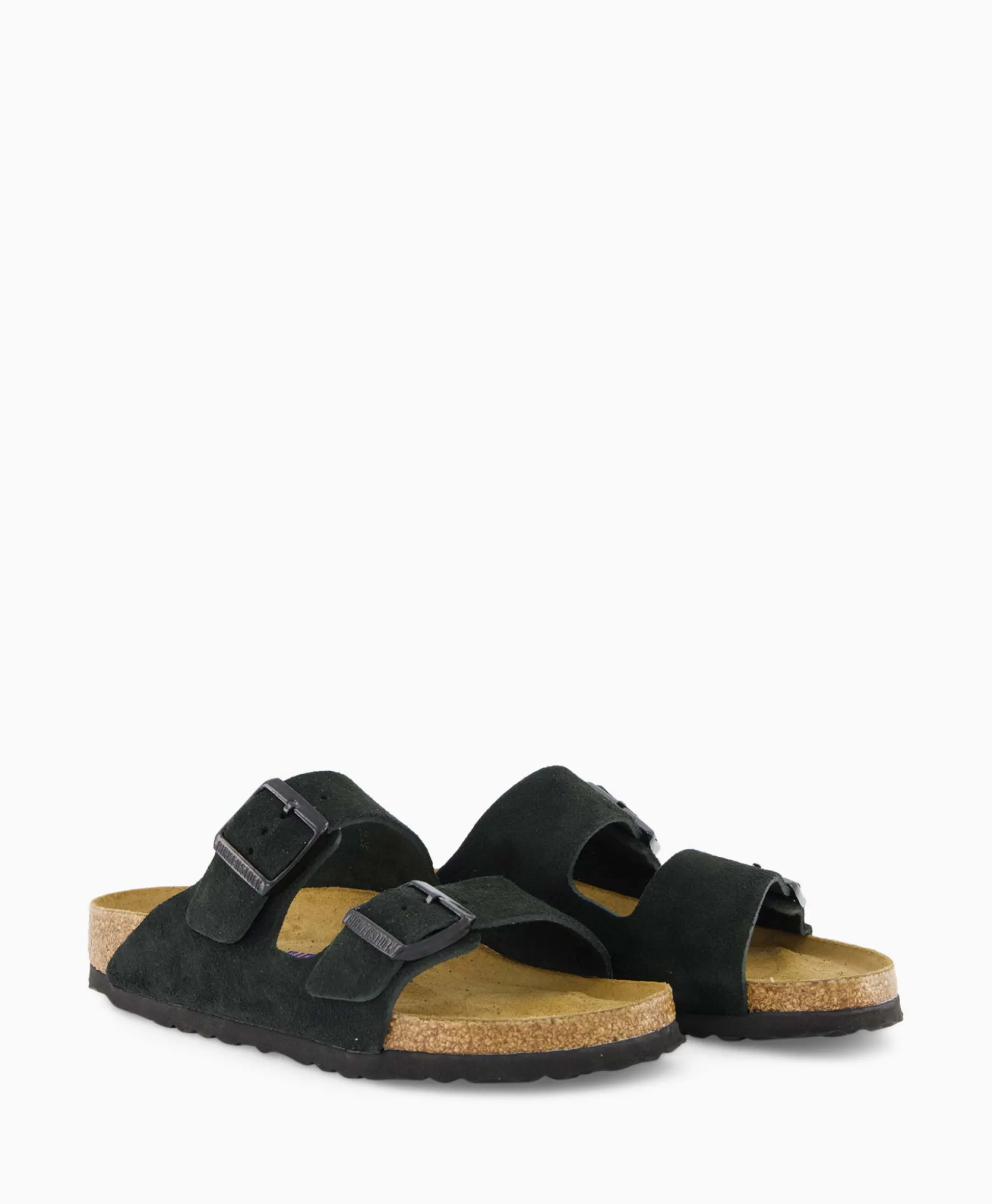 Dames Birkenstock Sandalen*Sandaal Zonder Hak Arizona Sfb Zwart