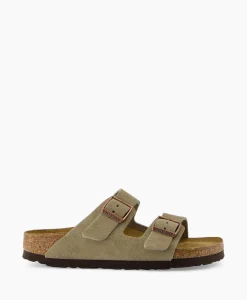 Dames Birkenstock Sandalen*Sandaal Zonder Hak Arizona Sfb Taupe