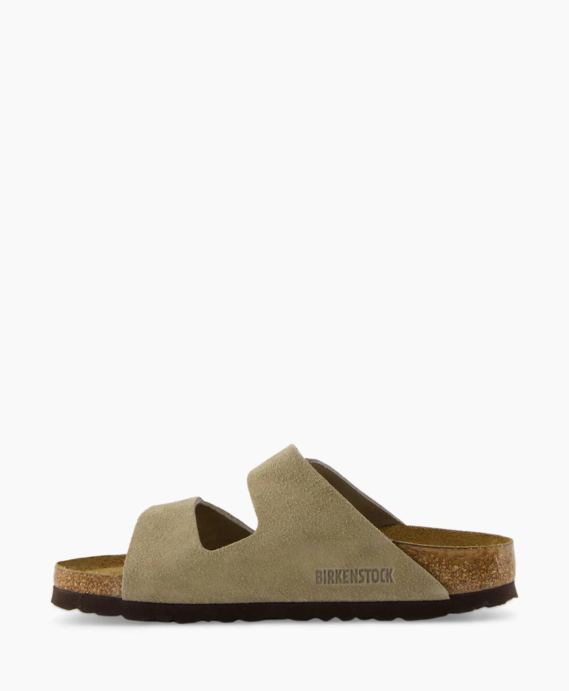 Dames Birkenstock Sandalen*Sandaal Zonder Hak Arizona Sfb Taupe