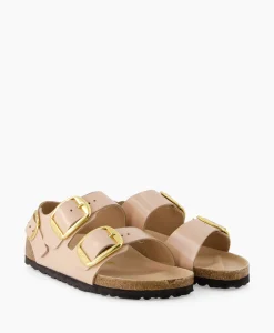 Dames Birkenstock Sandalen*Sandaal Zonder Hak Milano Beige
