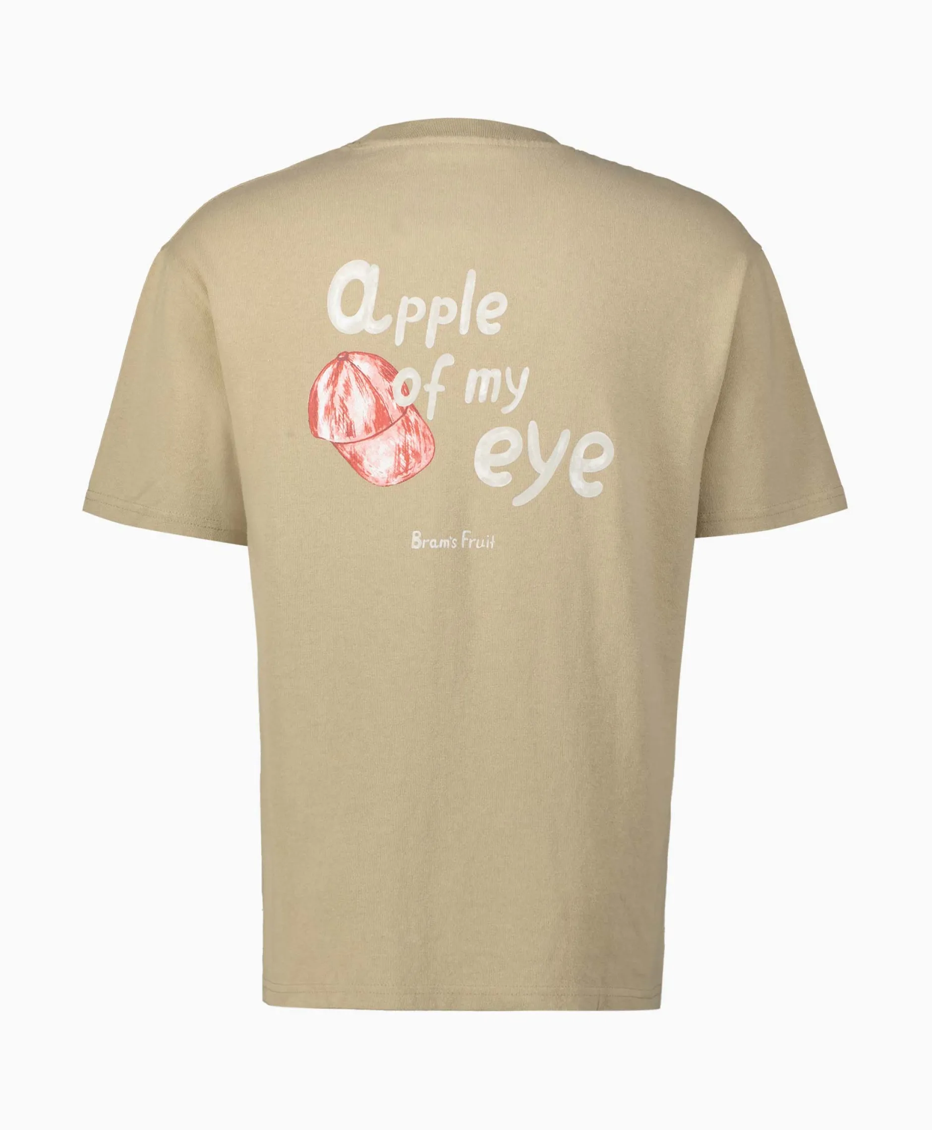Heren Bram's Fruit T-Shirts*Bram's Fruit T-Shirt Korte Mouw Atelier Khaki