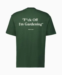 Heren Bram's Fruit T-Shirts*Bram's Fruit T-Shirt Korte Mouw F*Ck Off Gardenin Donker Groen