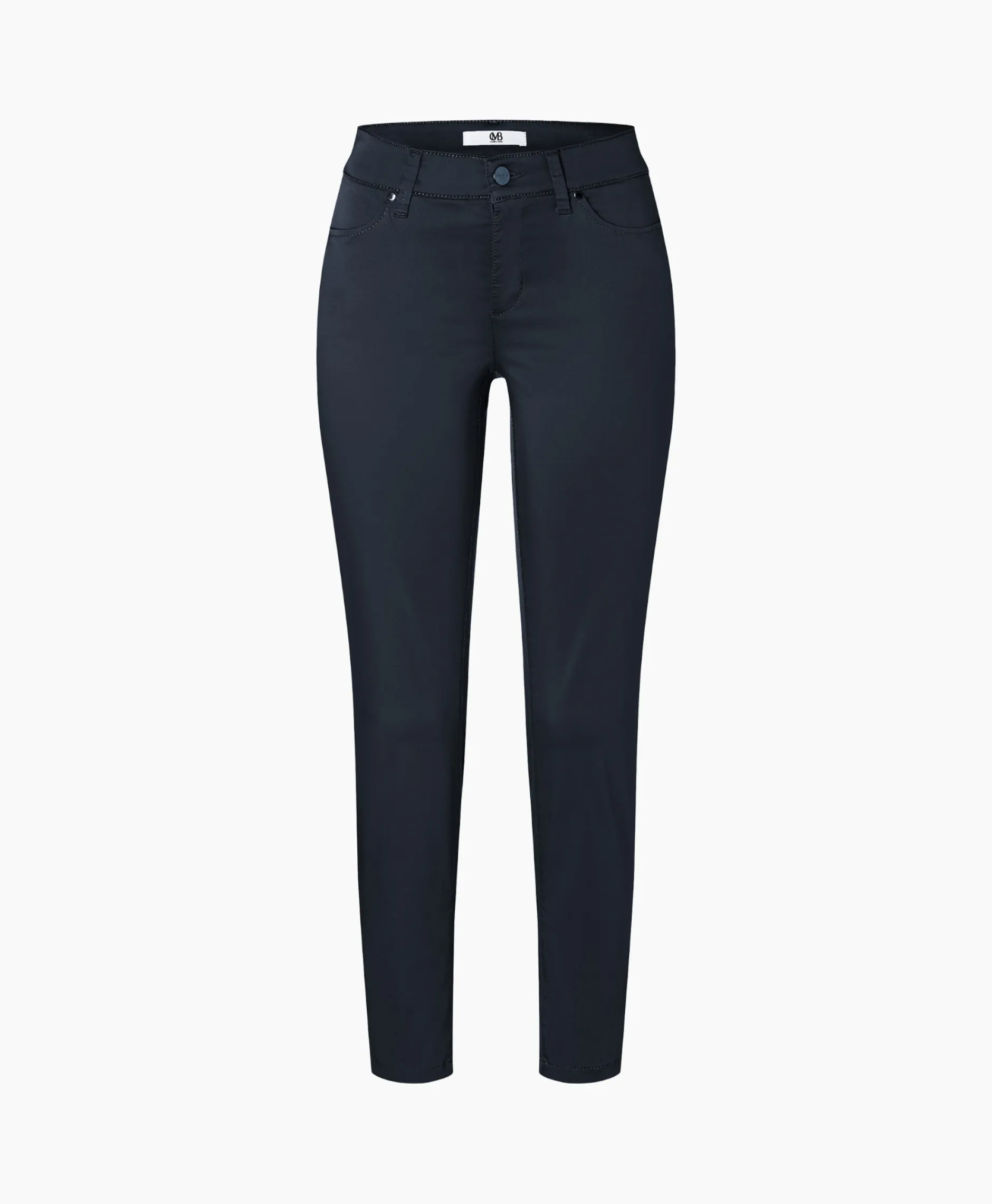 Dames Cambio Broeken*Broek Satin Superstrech Piera Blauw