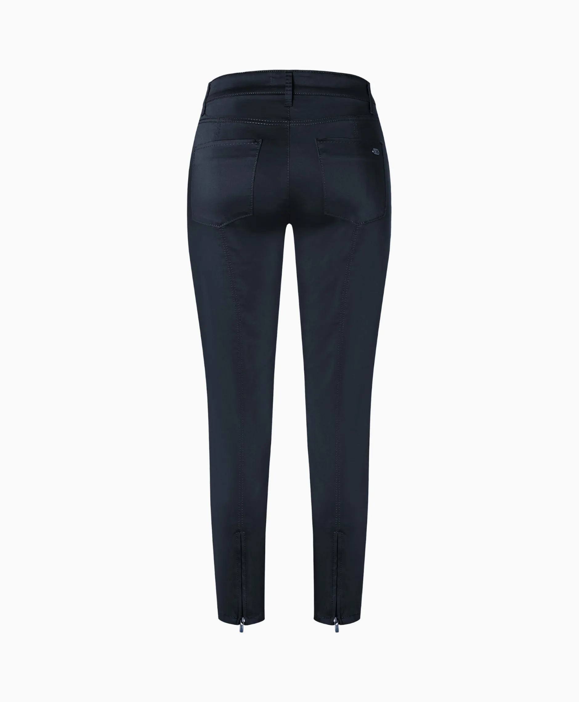 Dames Cambio Broeken*Broek Satin Superstrech Piera Blauw