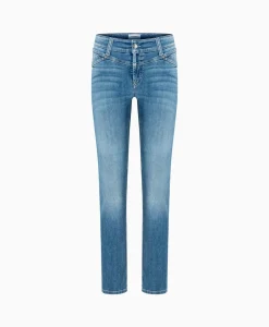 Dames Cambio Broeken*Jeans Parla Shaping Highrise Superstretch Licht Blauw