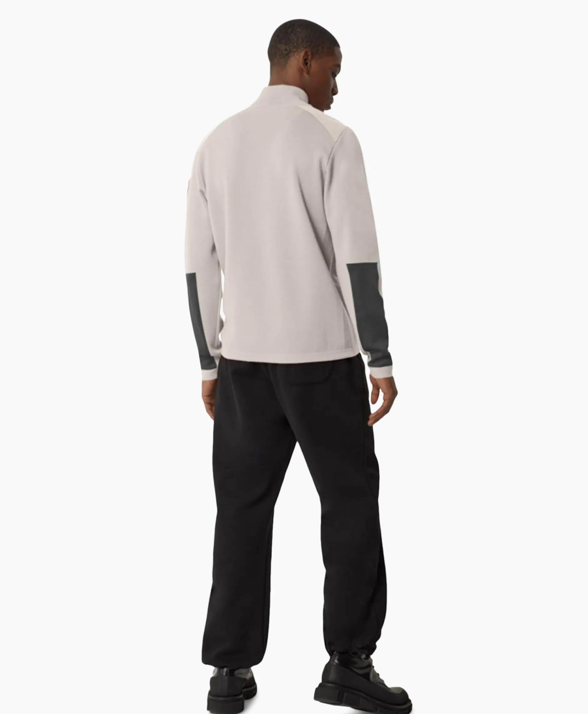 Heren Canada Goose Truien*Pullover Stormont Quarter Zip Grijs