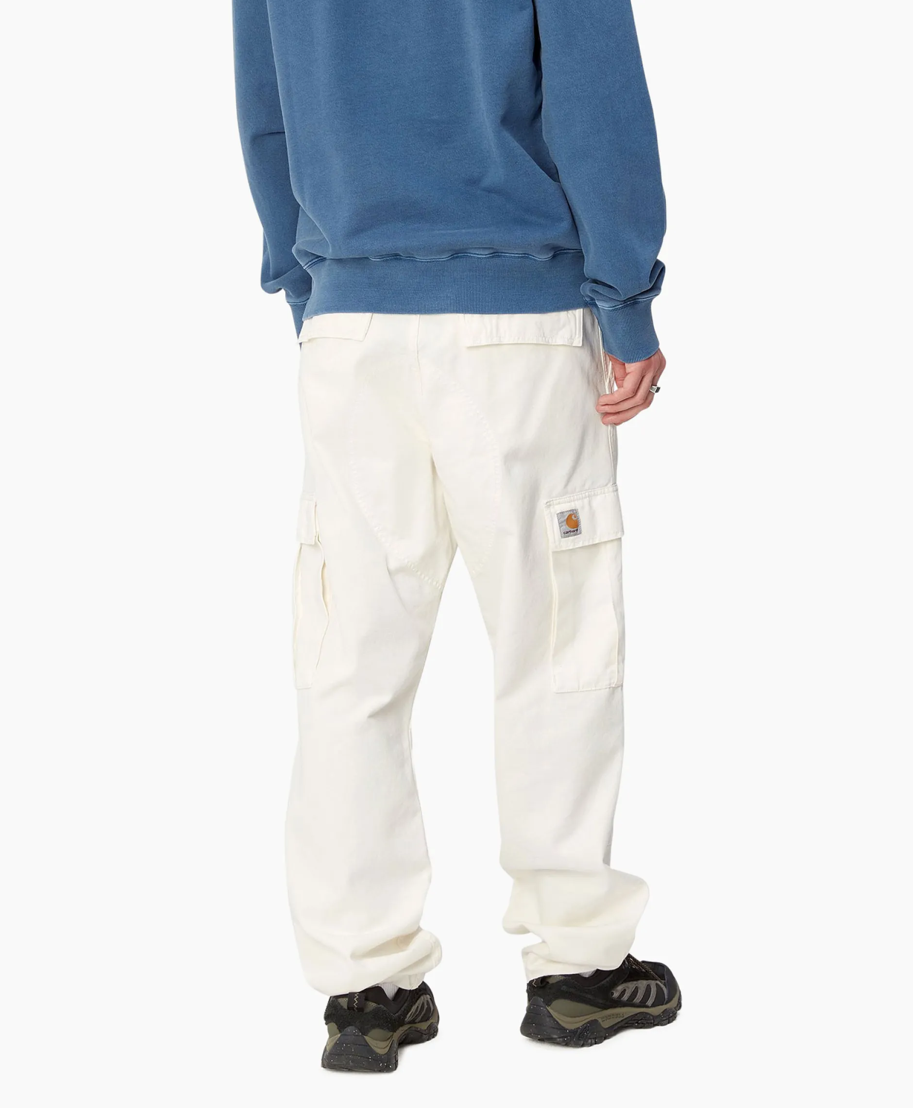 Heren Carhartt Wip Broeken*Cargobroek Regular Cargo Ecru