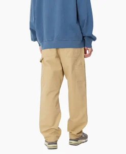Heren Carhartt Wip Broeken*Cargobroek Single Knee Beige