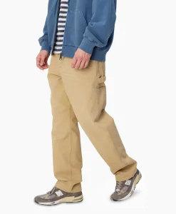 Heren Carhartt Wip Broeken*Cargobroek Single Knee Beige