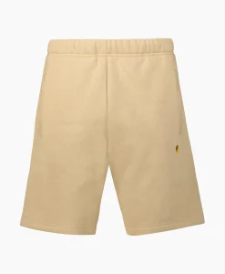 Heren Carhartt Wip Broeken*Korte Broek Chase Sweat Beige
