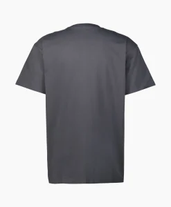 Heren Carhartt Wip T-Shirts*T-Shirt S/S American Script Organic Cotton Donker Blauw