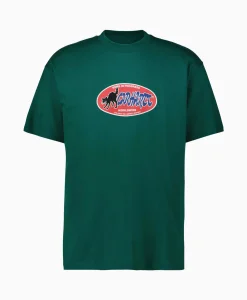 Heren Carhartt Wip T-Shirts*T-Shirt S/S Cat Sticker Organic Cotton Groen