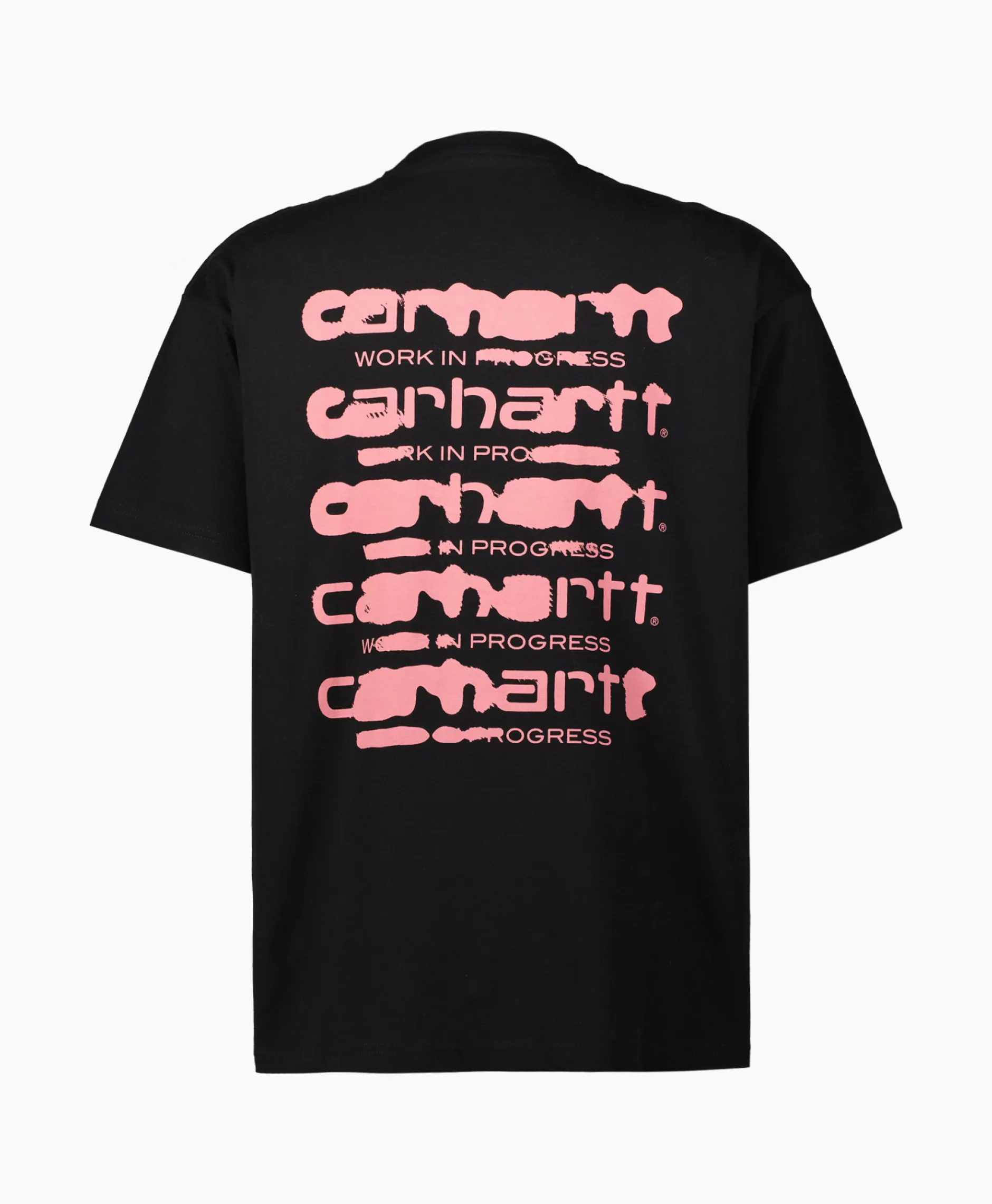 Heren Carhartt Wip T-Shirts*T-Shirt S/S Ink Bleed Organic Cotton Zwart
