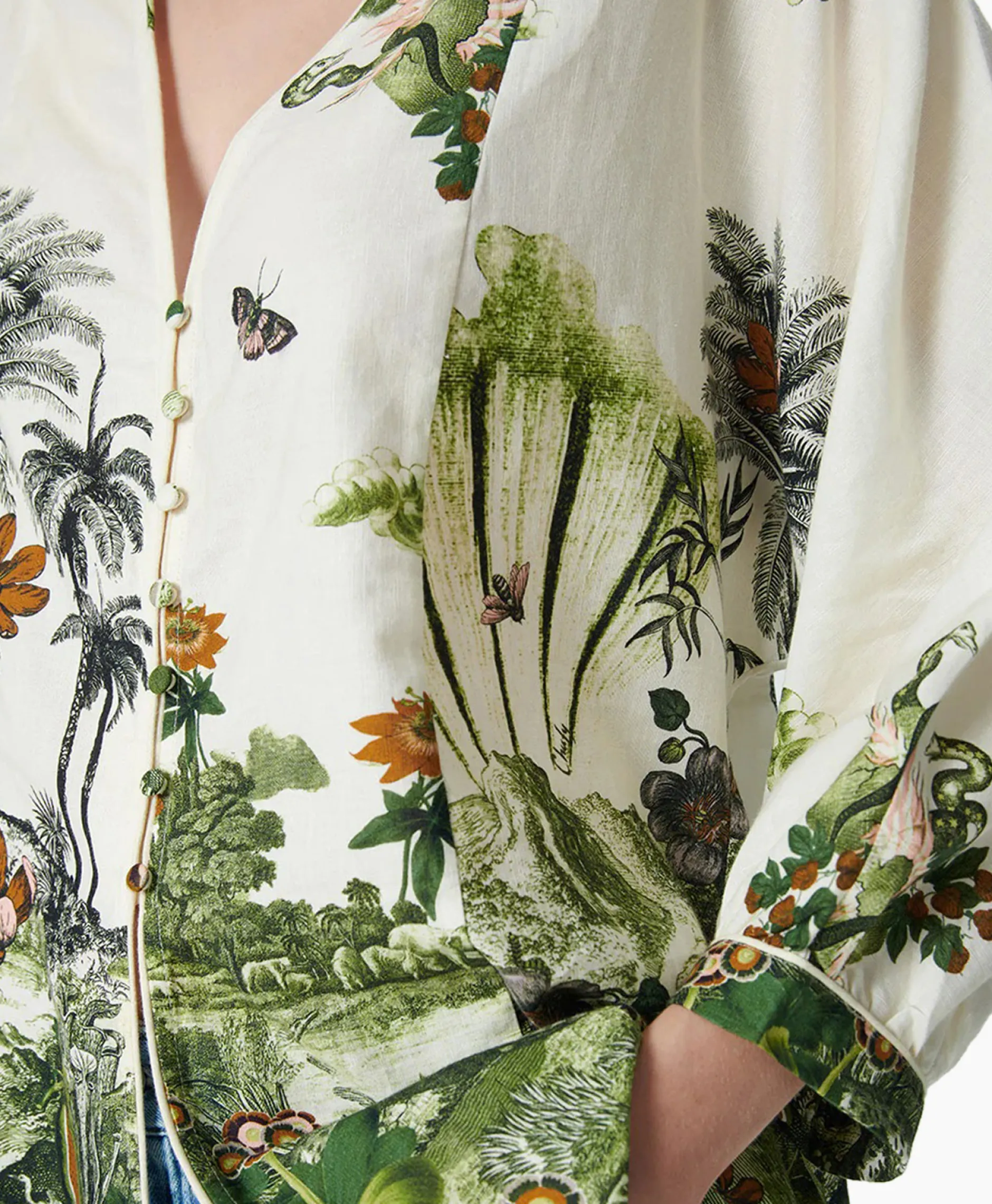 Dames Chufy Blouses*Blouse Calipso Groen