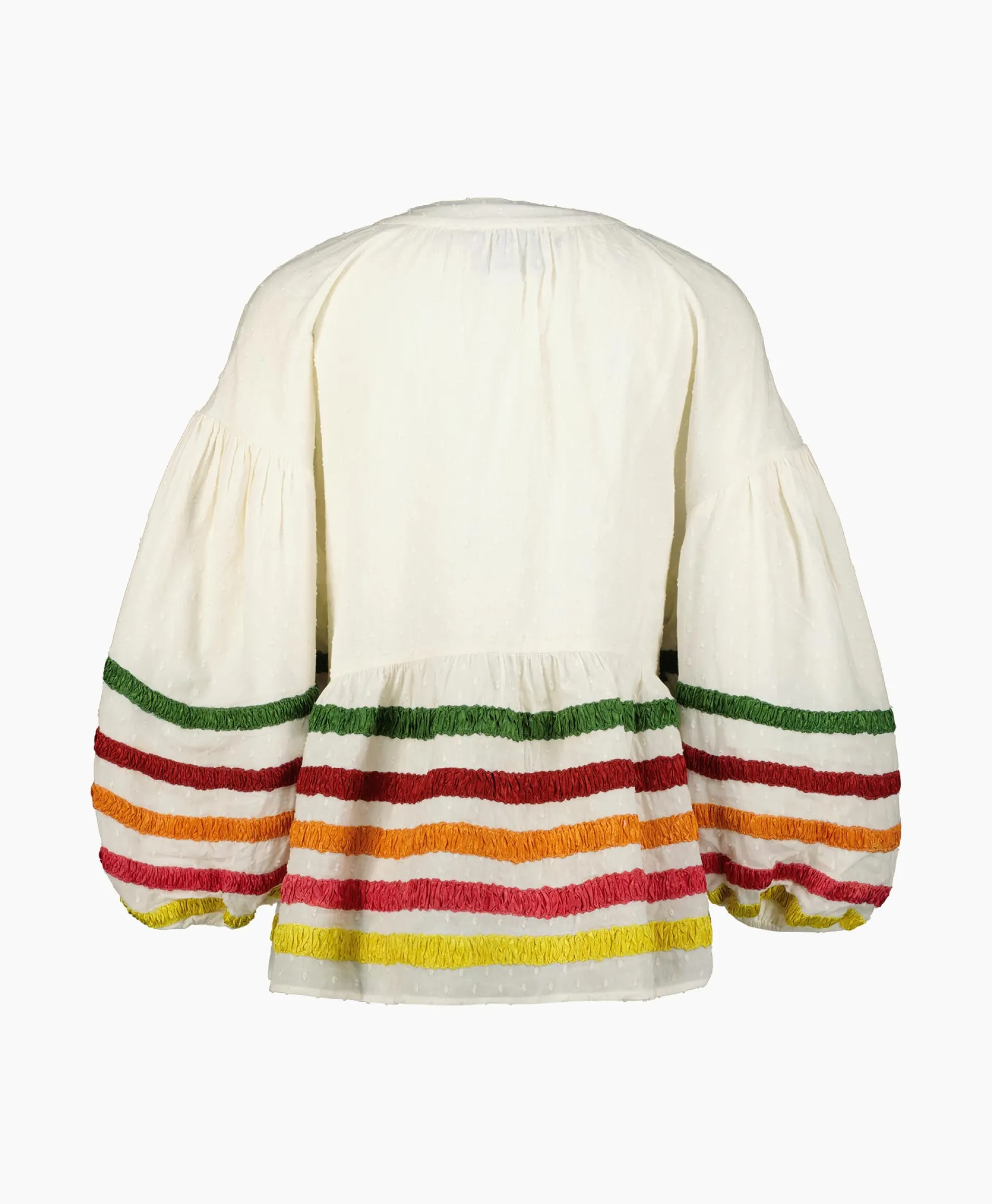 Dames Chufy Blouses*Blouse Liberty Embroidered Off White