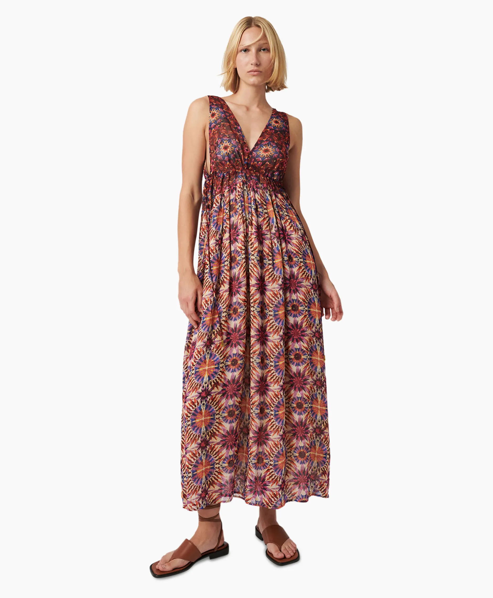 Dames Chufy Bruiloftskleding*Maxi Jurk North Bordeaux