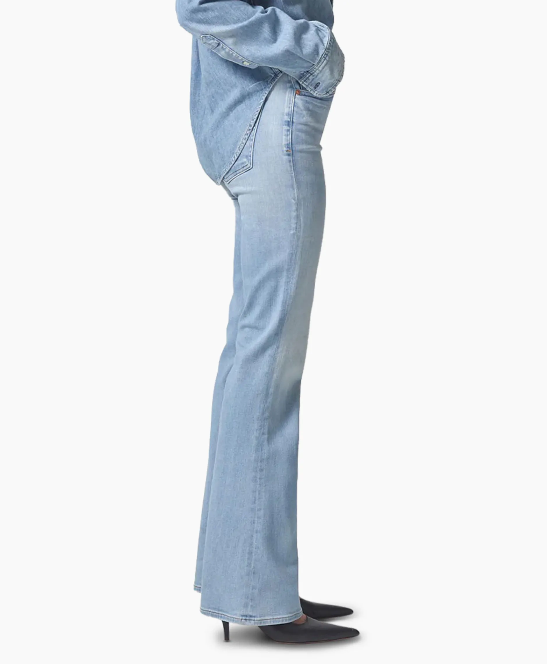 Dames Citizens Of Humanity Broeken*Flared Broek Isola Flare Blauw