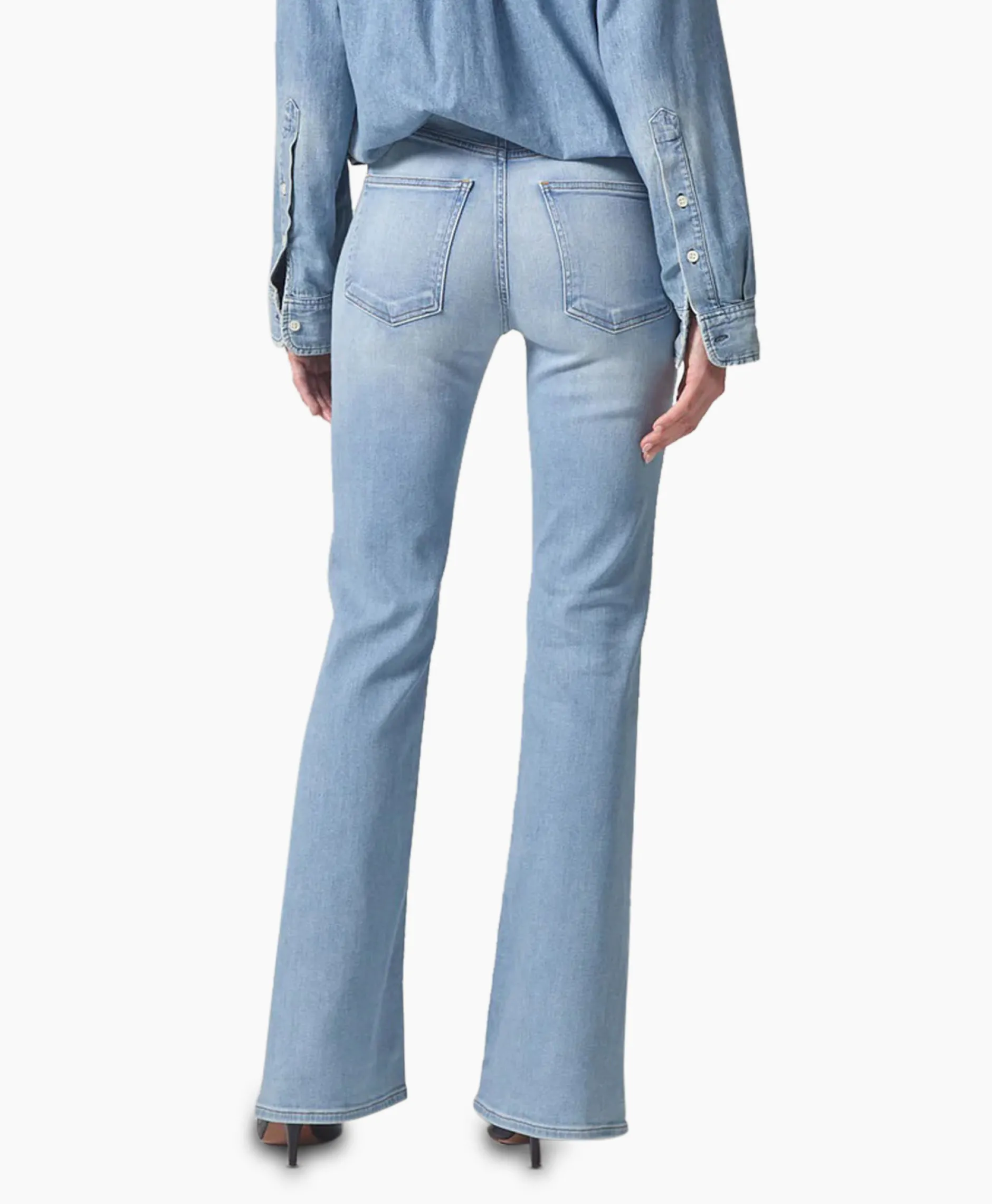 Dames Citizens Of Humanity Broeken*Flared Broek Isola Flare Blauw