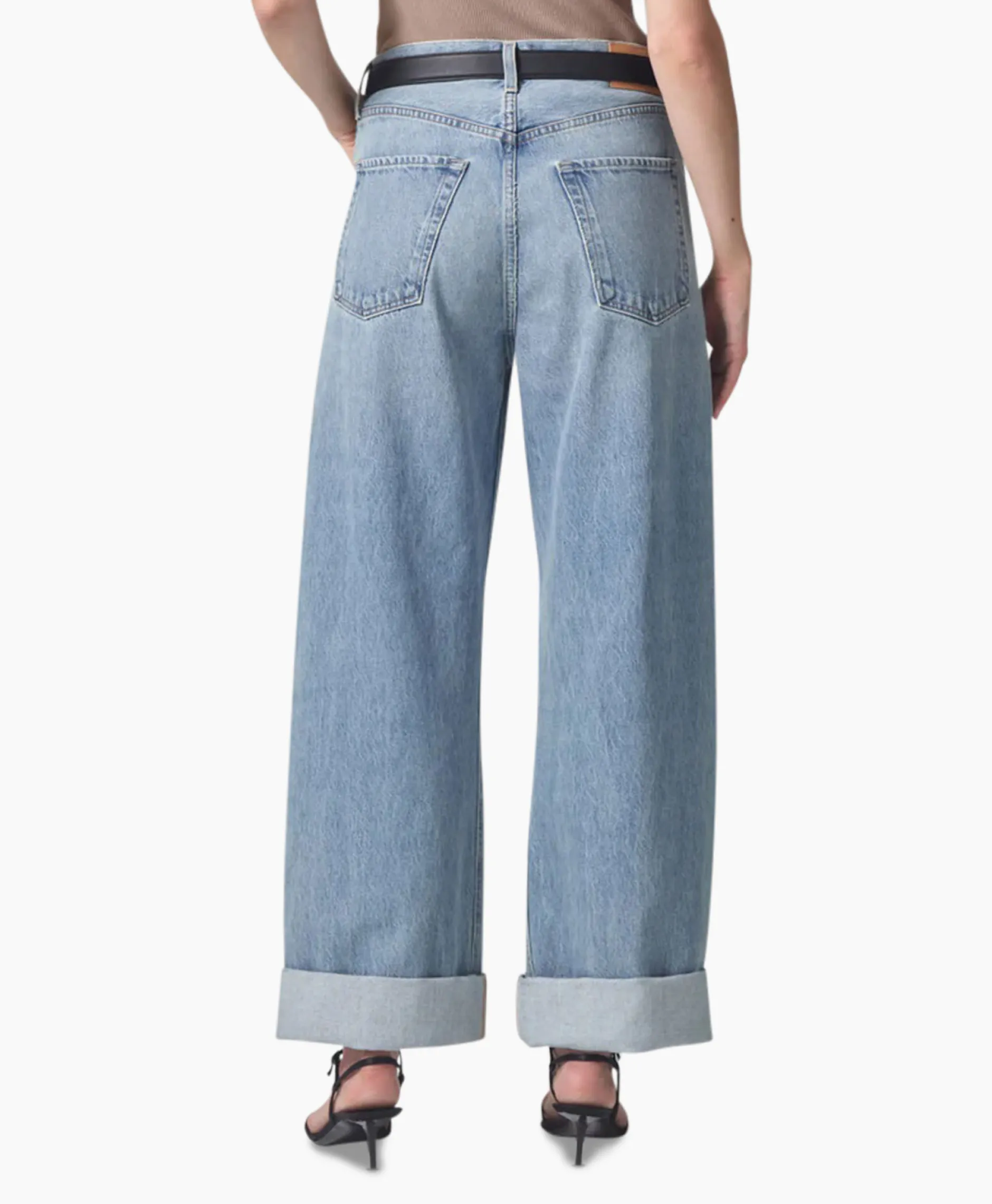 Dames Citizens Of Humanity Broeken*Jeans Ayla Baggy Blauw