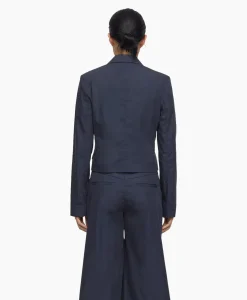 Dames Closed Blazers*Blazer Fitted Blauw