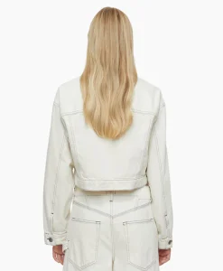 Dames Closed Jassen*Jack Boxy Denim Off White