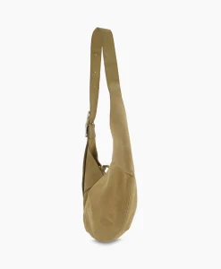 Dames Closed Tassen*Schouder / Hand Tas Half Moon M Beige