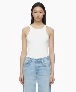 Dames Closed T-Shirts & Tops*Top Racer Ecru