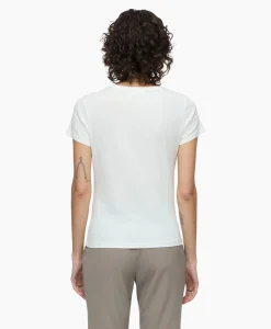 Dames Closed T-Shirts & Tops*T-Shirt Korte Mouw Crew Neck Short Sleeve Ecru