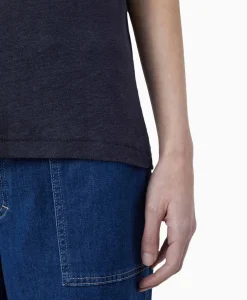 Dames Closed T-Shirts & Tops*T-Shirt Korte Mouw V-Neck Blauw