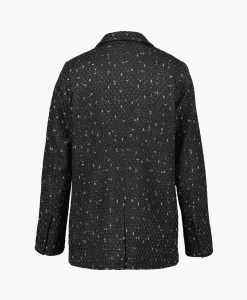 Dames Co'couture Blazers*Co'Couture Blazer Mitzicc Boucle Zwart