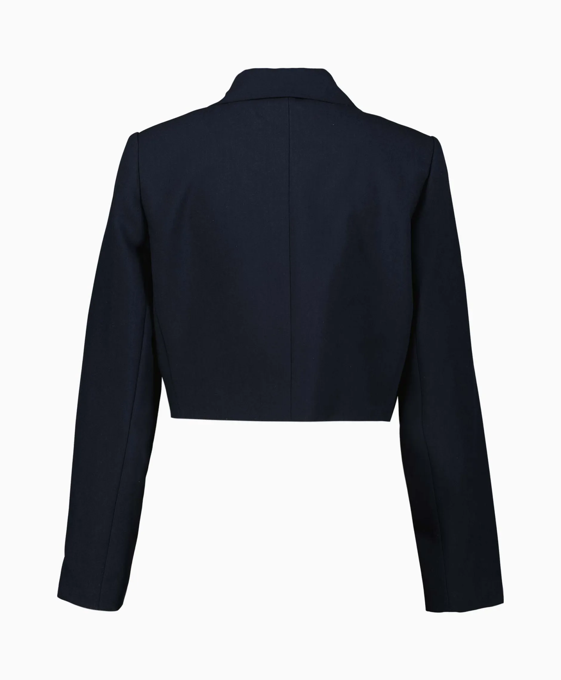 Dames Co'couture Blazers*Co'Couture Blazer Vola Crop Donker Blauw