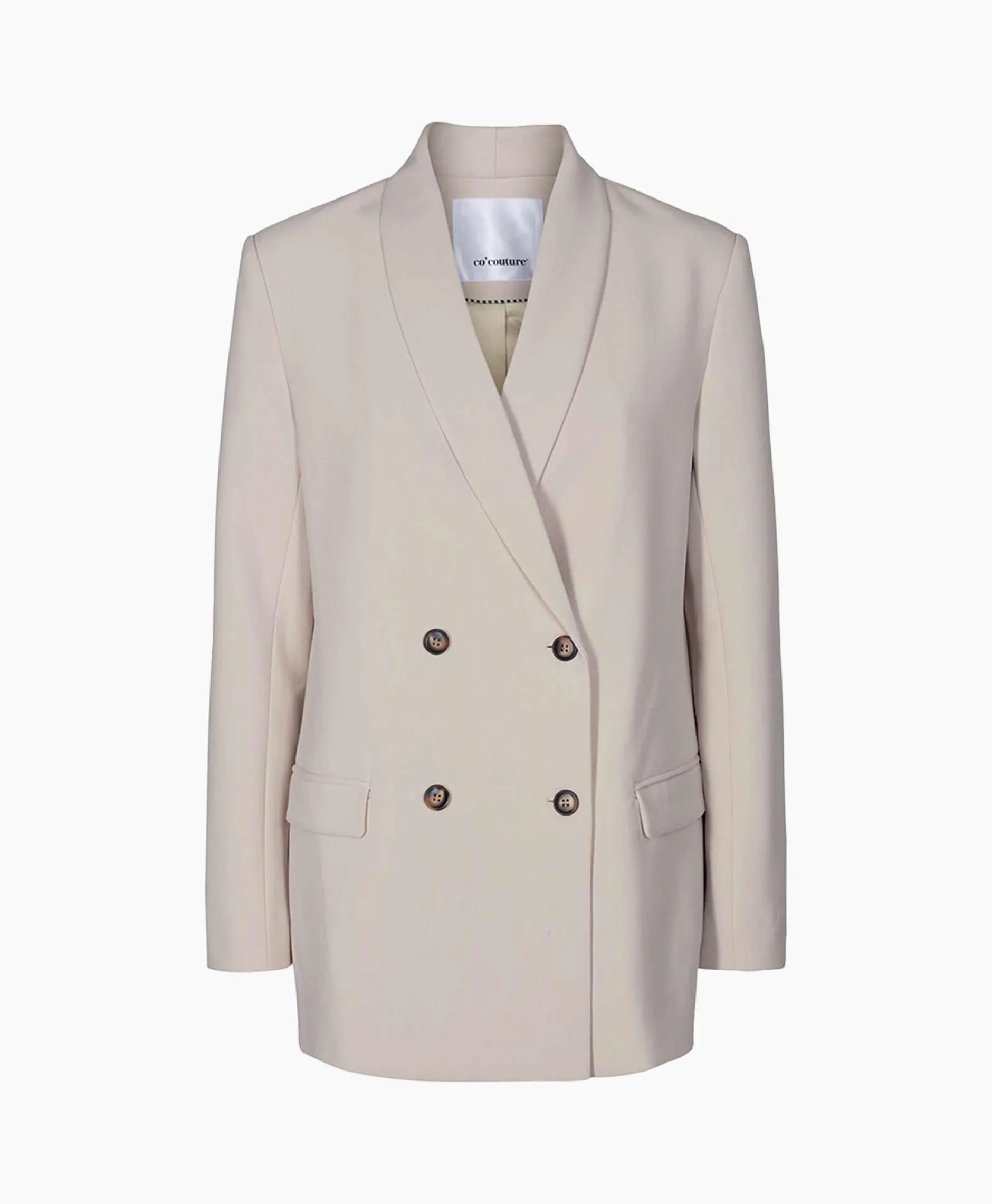 Dames Co'couture Blazers*Co'Couture Blazer Vola Oversize Beige