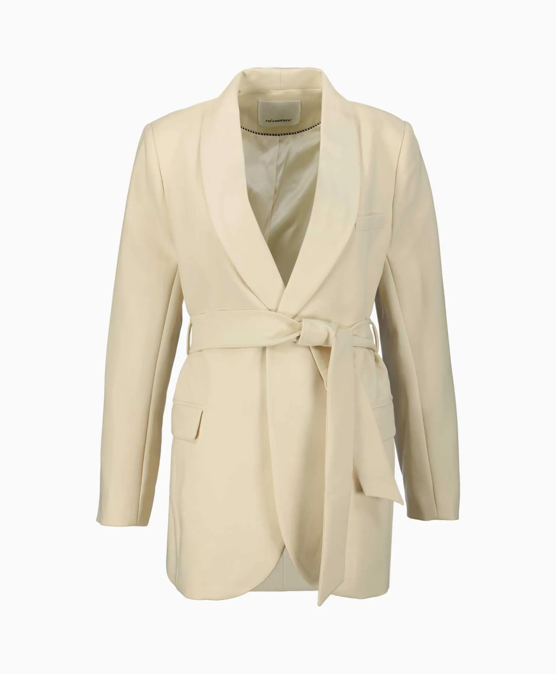 Dames Co'couture Blazers*Co'Couture Blazer Volacc Belt Bruin
