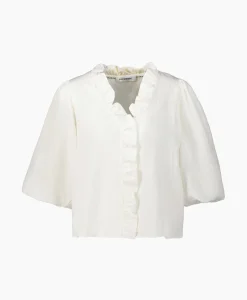 Dames Co'couture Blouses*Co'Couture Blouse Sueda Puff Wit