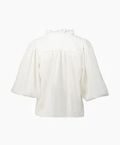 Dames Co'couture Blouses*Co'Couture Blouse Sueda Puff Wit