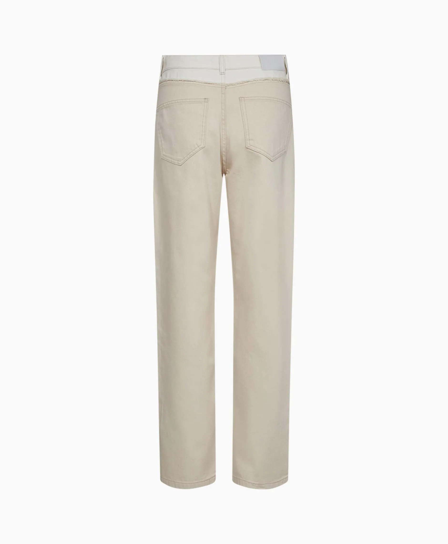 Dames Co'couture Broeken*Co'Couture Jeans Flash Long Blockoff White