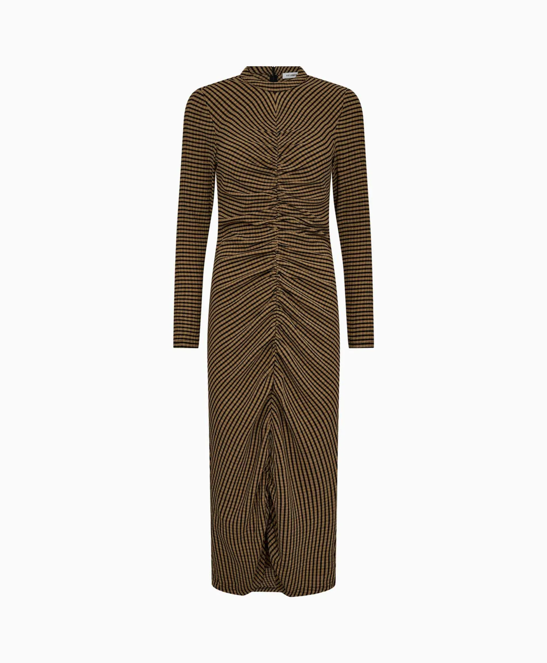 Dames Co'couture Jurken*Co'Couture Mini Jurk Nova Bruin