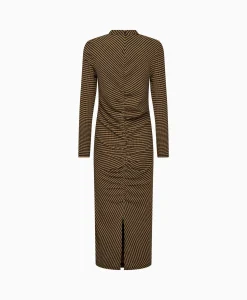 Dames Co'couture Jurken*Co'Couture Mini Jurk Nova Bruin