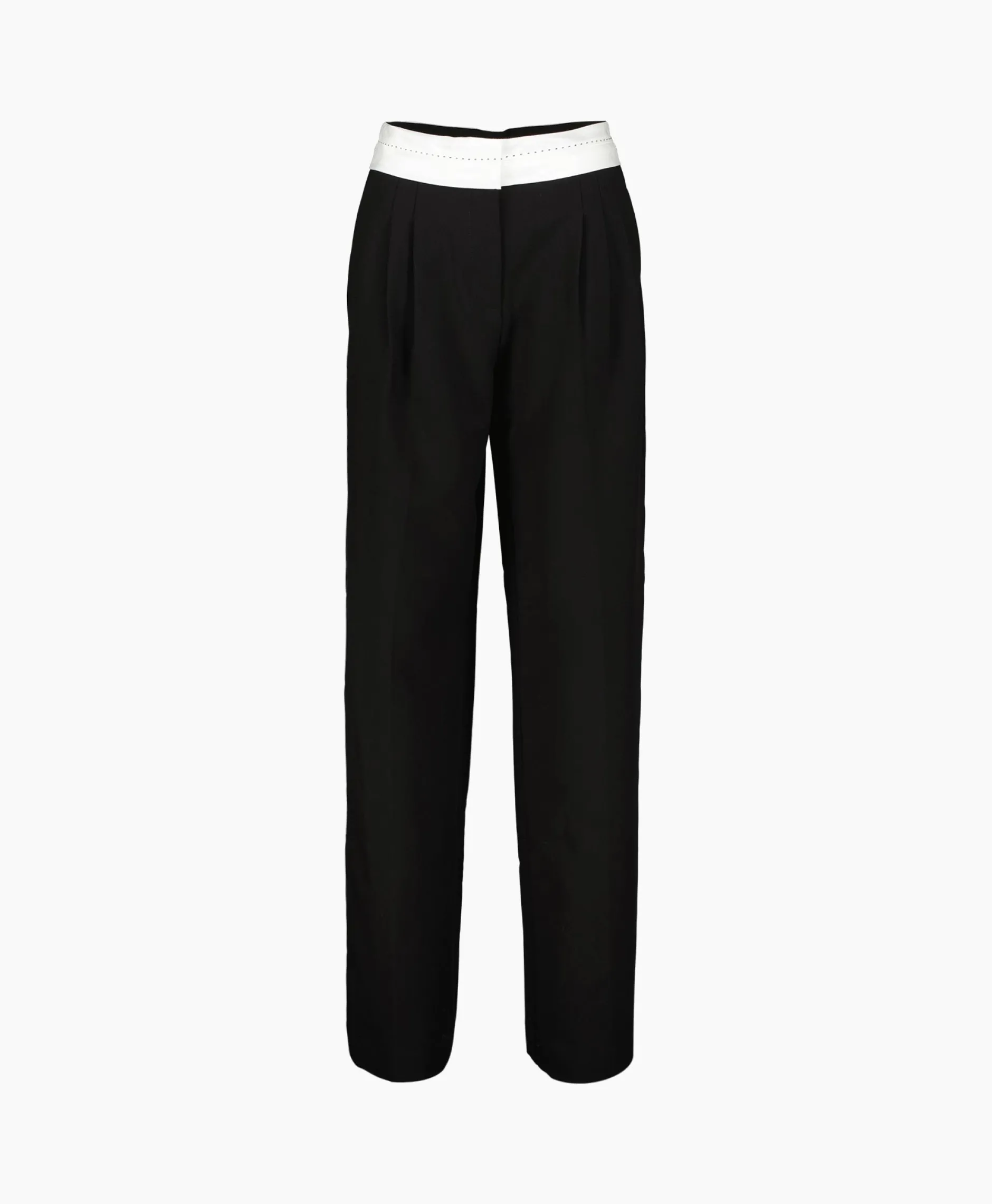 Dames Co'couture Broeken*Co'Couture Pantalon Vola Reverse Waist Zwart